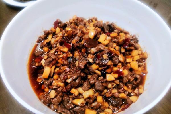 杏鲍菇牛肉酱的做法图解13