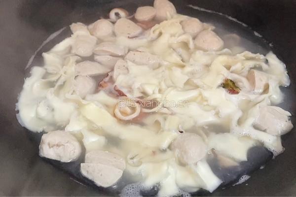紫菜肉丸子面的做法图解6