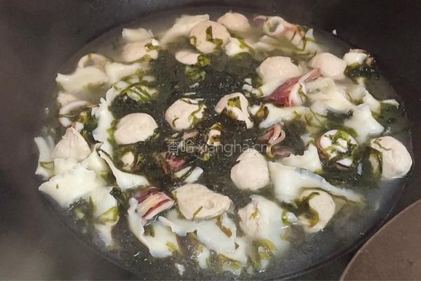 紫菜肉丸子面的做法图解8