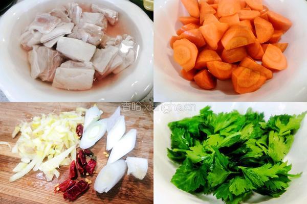胡萝卜炖羊肉的做法图解1