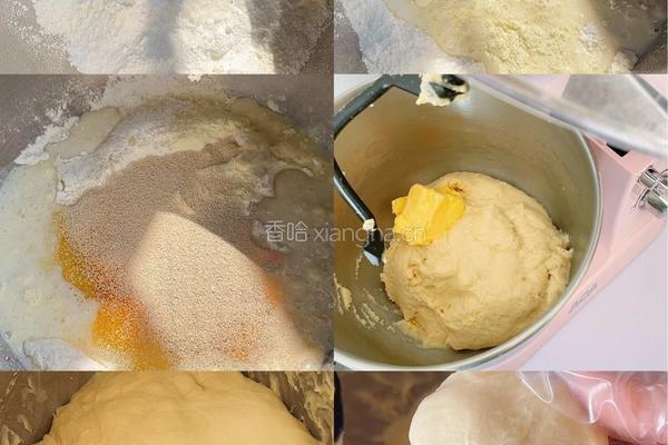 玉米火腿面包的做法图解1