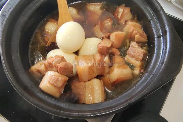 五花肉烧蛋的做法图解8