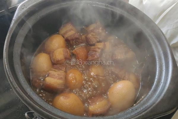 五花肉烧蛋的做法图解9