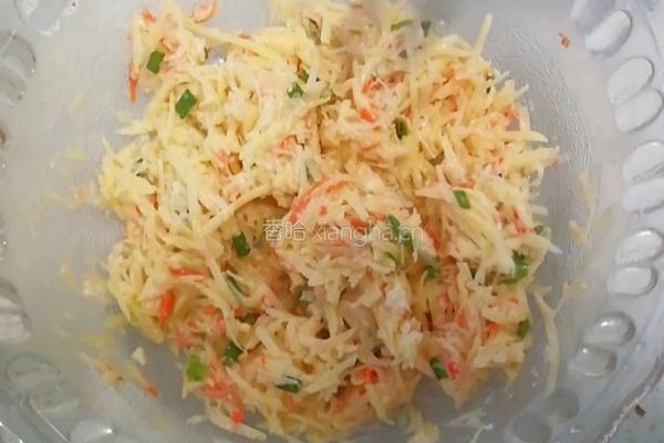 鸡蛋土豆饼的做法图解7