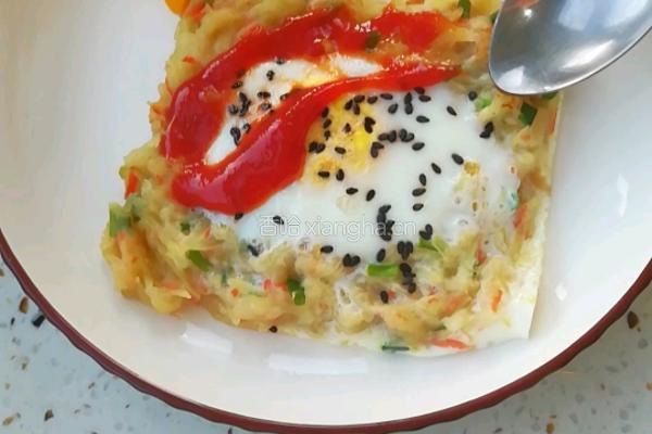 鸡蛋土豆饼的做法图解11