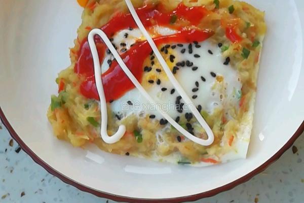 鸡蛋土豆饼的做法图解12