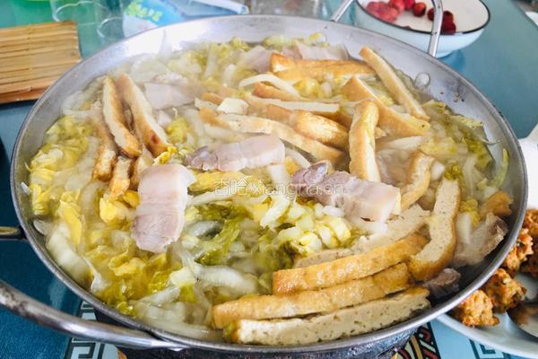 锅仔酸菜白肉的做法图解7