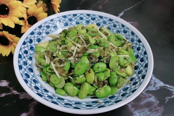炒雪菜笋丝豆瓣的做法图解7