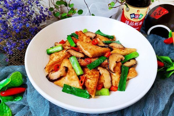 香菇炒豆腐的做法图解16
