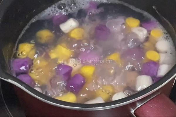芋圆西米捞的做法图解1