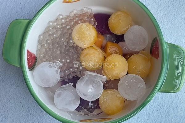 芋圆西米捞的做法图解8