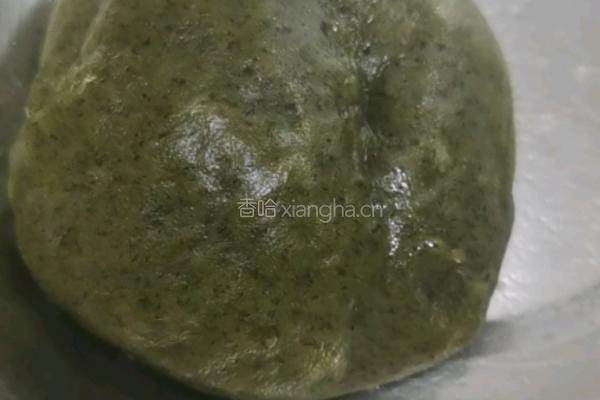 芝麻花生馅艾糍版（可做20～25个）的做法图解4
