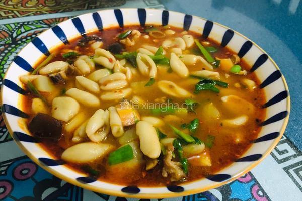 羊肉烩荞面麻食的做法图解5