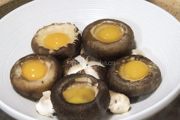 香菇酿蛋的做法图解5