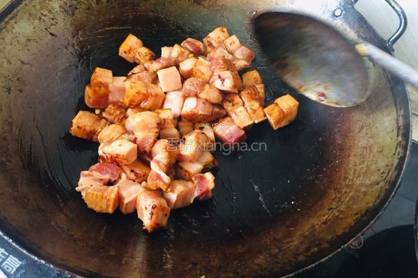 红烧肉烩菜的做法图解5