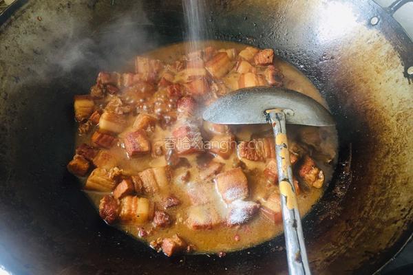 红烧肉烩菜的做法图解9