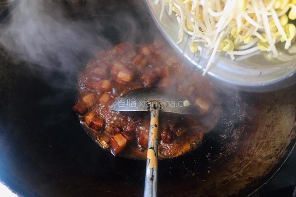 红烧肉烩菜的做法图解10