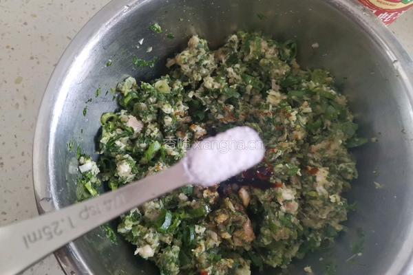 酸汤荠菜鲜肉馄饨的做法图解5