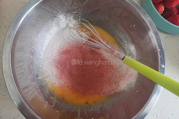 零糖低卡草莓蛋糕卷的做法图解5