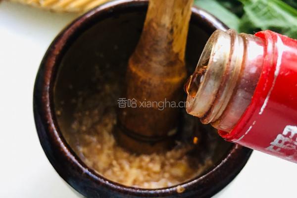 蒜汁菠菜面片的做法图解10