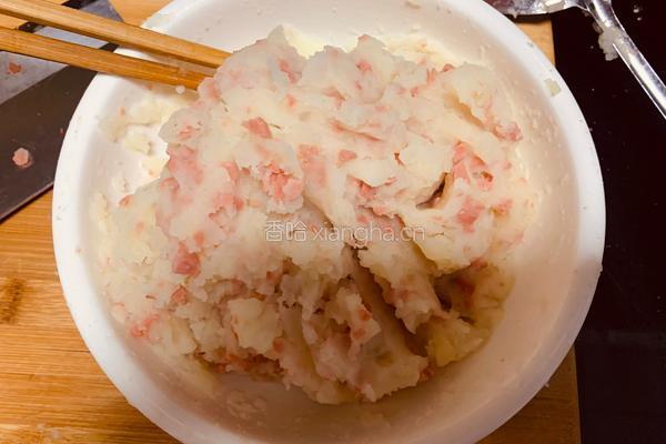 土豆火腿芝士球的做法图解5