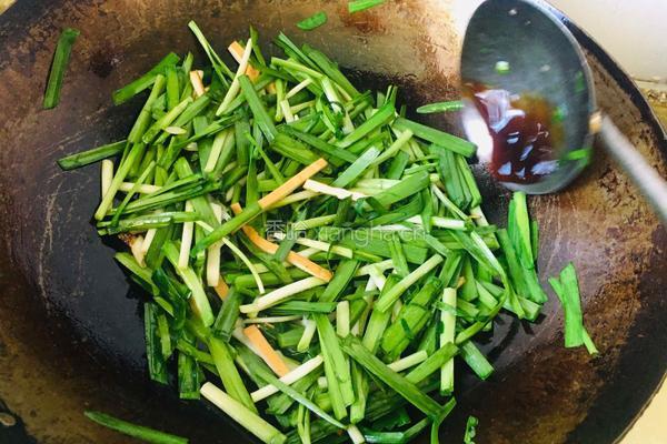 香干炒韭菜的做法图解6