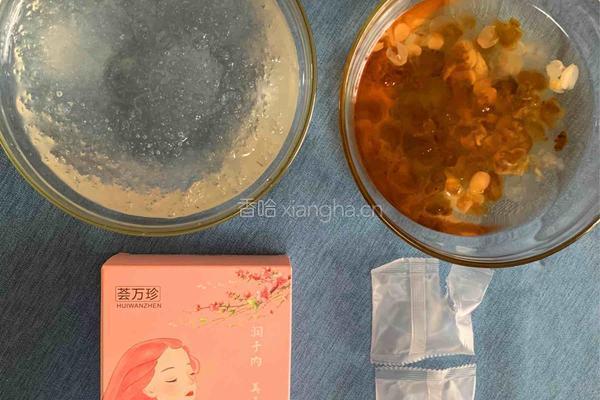 荟万珍：桃胶皂角米雪燕羹万能做法，分分钟就学会！的做法图解2