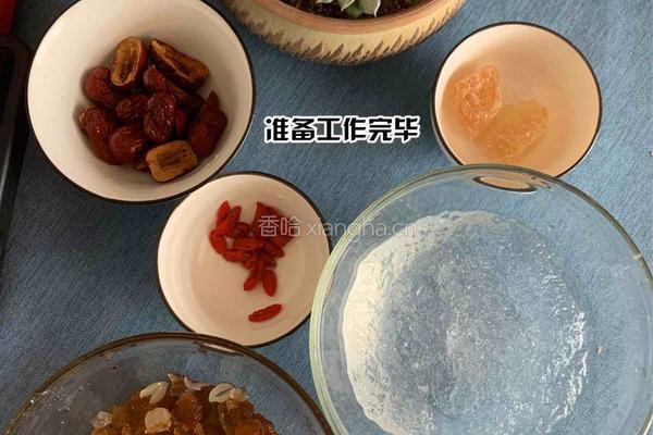 荟万珍：桃胶皂角米雪燕羹万能做法，分分钟就学会！的做法图解5