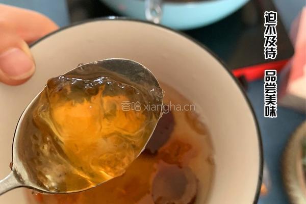 荟万珍：桃胶皂角米雪燕羹万能做法，分分钟就学会！的做法图解8