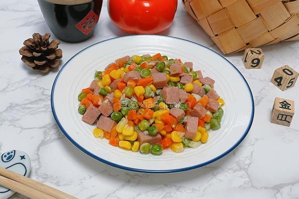 午餐肉炒时蔬的做法图解12