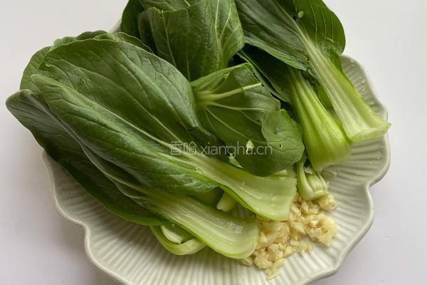 蒜香上海青的做法图解2