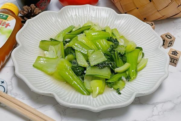 蒜香上海青的做法图解11