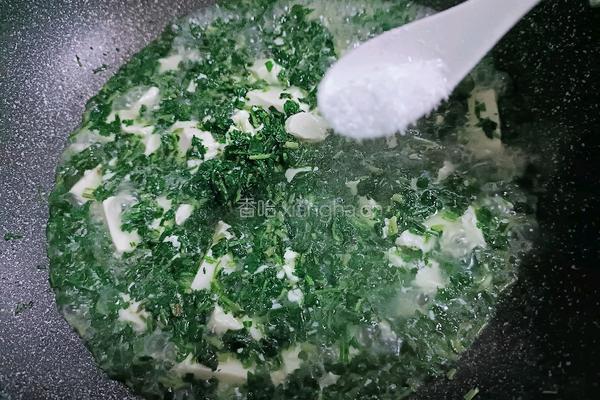 马兰头炒豆腐的做法图解9