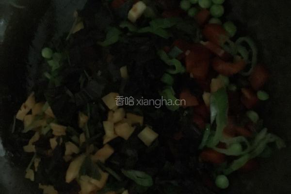 七彩缤纷炒饭的做法图解5