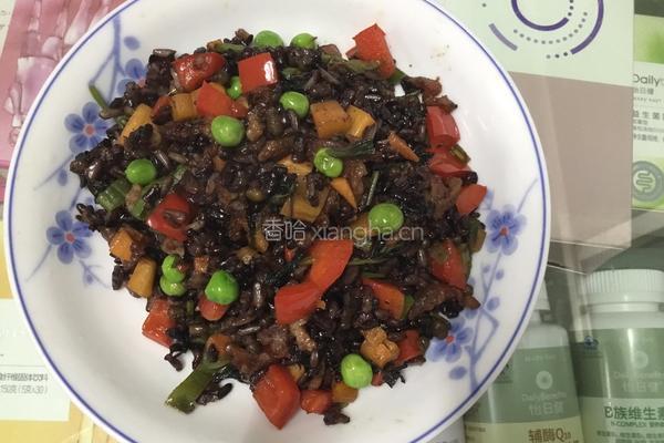 七彩缤纷炒饭的做法图解6