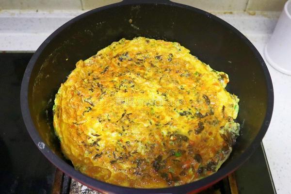 地皮菜煎蛋饼❤️家常快手下饭菜主食代餐的做法图解8