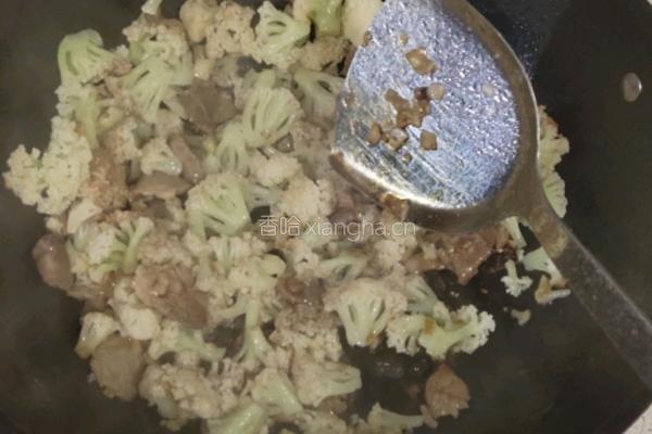 肉炒菜花的做法图解15