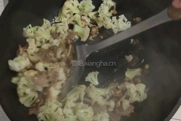 肉炒菜花的做法图解16