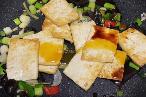 煎豆腐的做法图解7