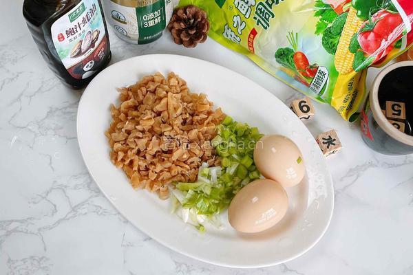 菜脯炒鸡蛋的做法图解1