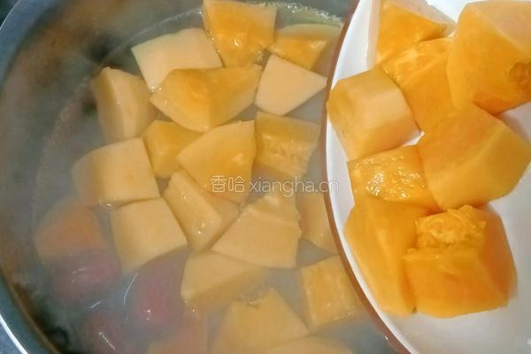 红枣木瓜牛奶汤的做法图解4