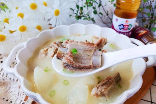 白萝卜排骨汤的做法图解9