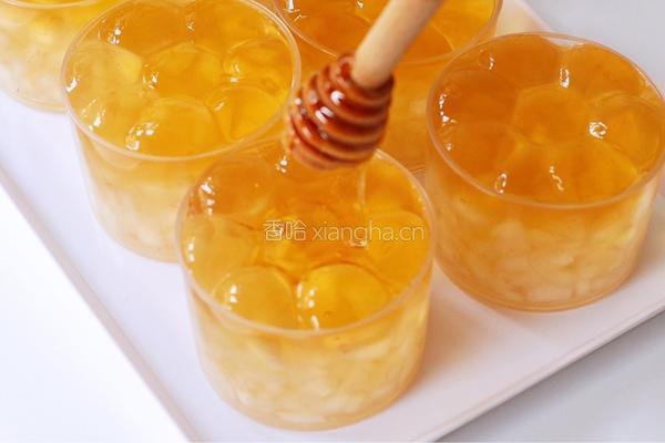 桂花绿茶雪梨冻的做法图解9
