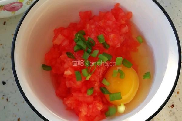 西红柿鸡蛋饼的做法图解4