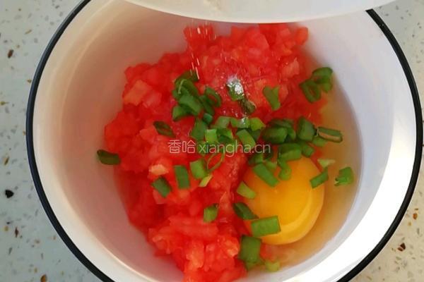 西红柿鸡蛋饼的做法图解5