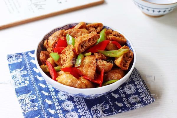 辣椒炒豆泡的做法图解9