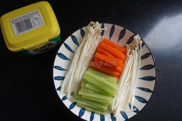 时蔬蘸酱的做法图解1