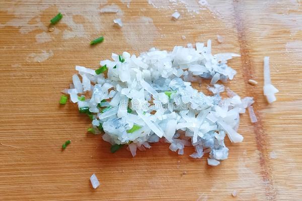 萝卜鲜虾煎饼的做法图解3