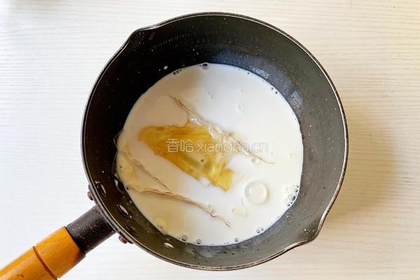 巧克力花生奶冻的做法图解5