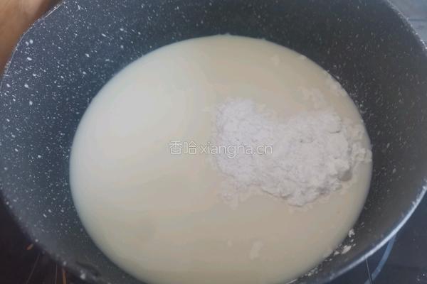 豆浆布丁的做法图解2